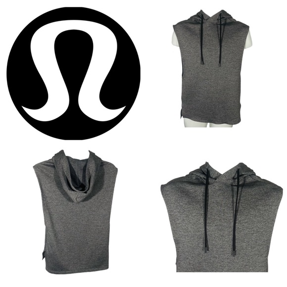 lululemon athletica Other - Men's Lululemon Breaking Bounds Sleeveless Hoodie Graphite Grey/Vapor - Size S